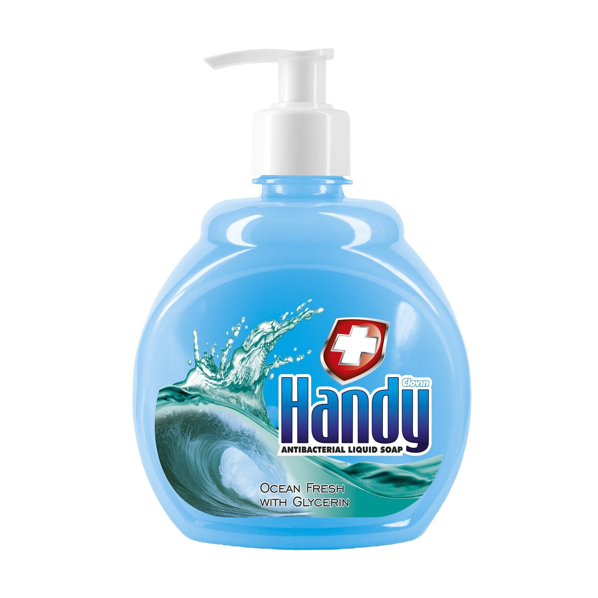 Уцінка! Рідке мило Clovin Handy Antibacterial Liquid Soap Ocean Fresh Свіжість океану, 500 мл
